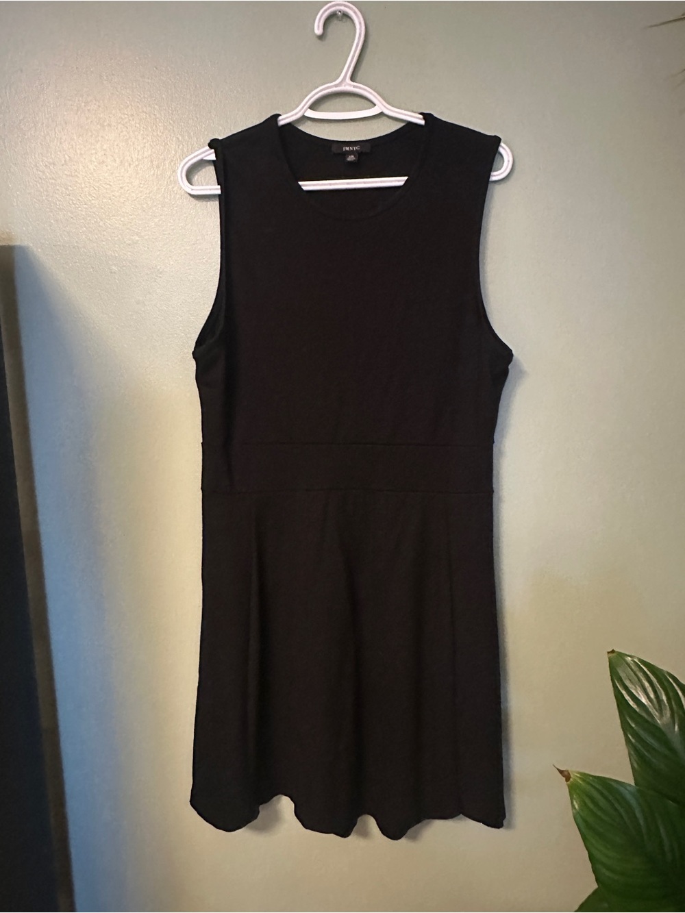 IMNYC Black Sleeveless Fit & Flare Dress | Size Large